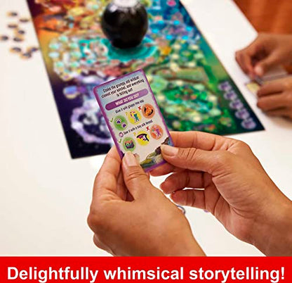 Mattel Games Magic 8 Ball Magical Encounters Board Game for Kids & Families, Cooperative Player Game with Real Magic 8 Ball - style: Board Game