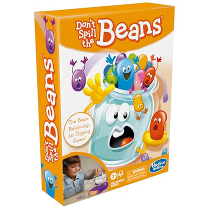 Hasbro Gaming Don't Spill The Beans Game for Kids, Easy and Fun Balancing Game for Children Ages 3 and Up, Easter Gifts for Boys and Girls, Preschool Games for 2 Players, Kids Board Games - size: 7.875 x 2.5 x 10.5 inches