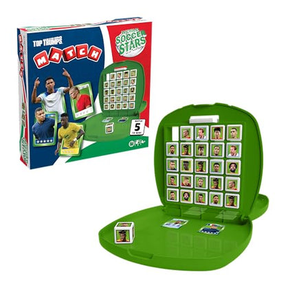 Top Trumps Match Game World Soccer Stars - Family Board Games for Kids and Adults - Matching Game and Memory Game - Fun Two Player Kids Games - Memories and Learning, Board Games for Kids 4 and up