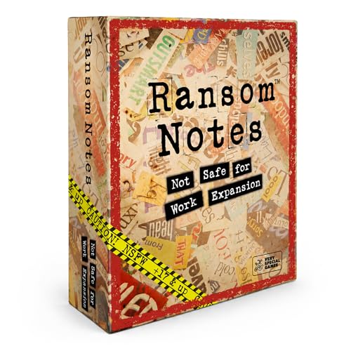Ransom Notes Expansion Pack, Not Safe for Work (NSFW) Edition | The Ridiculous Word Magnet Party Game. Easy to Learn in 1 Minute for Hilarious Game Nights. 3+ Players Base Game Not Included - color: Nsfw Expansion