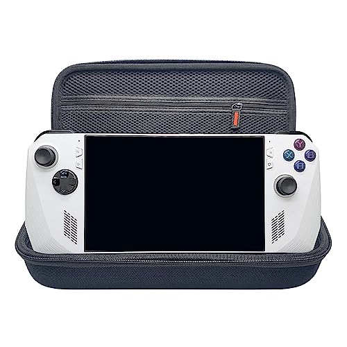 Voikoli Carrying Case for Asus Rog Alloy 7''2023/Asus Rog Ally X 2024,Protective Hard Shell Carry Case Built-in AC Adapter Charger Storage, Portable Travel Carrying Case (Black-d) - color: Black-d