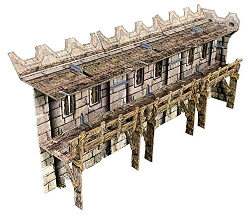 Battle Systems – Modular Fantasy Scenery – Perfect for Roleplaying and Wargames - Multi Level Tabletop Terrain for 28mm Miniatures – Colour Printed Model Diorama – DnD Warhammer (Citadel) - style: Citadel