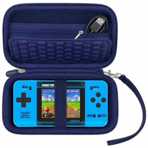 Case for WELLST·G Handheld Game for Kids Adults, Universal fit for TaddToy/ for Beijue 16-Bit Handheld Console - Retro Video Games Travel Storage Cover Bag, Portable Electronic Organizer Holder (Royal Blue) - color: Royal Blue