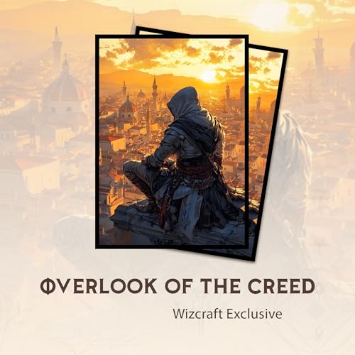 Overlook of the Creed - MTG Card Sleeves, 104ct, Standard Size, Smooth | Perfect for Double Sleeving, Smudge Resistant Matte Back, Standard 66x92mm - Compatible with Magic The Gathering & TCG Cards - color: Overlook of the Creed, size: Smooth