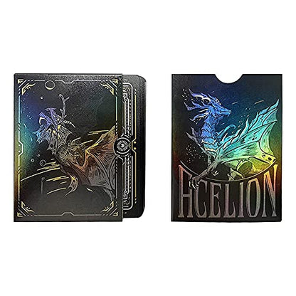 ACELION Waterproof Playing Cards, Plastic Playing Cards, Deck of Cards, Gift Poker Cards (Black Dragon) - color: Black Dragon