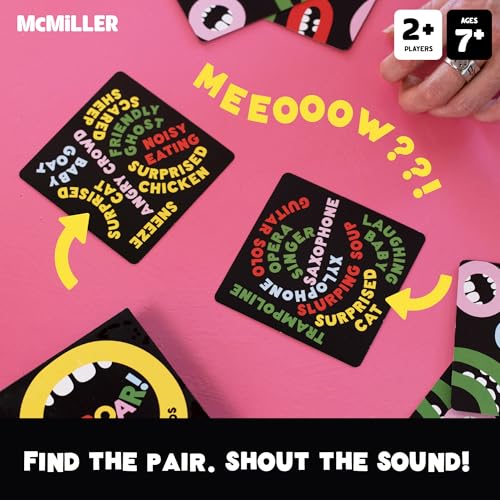 UPROAR! Family Word Sound-Matching Card Game – Crowd-Pleaser – Fast-Paced Party Game for Kids, Teens & Adults | Perfect for Family Game Night, Parties & Birthdays | 2–6 Players | Easy to Learn