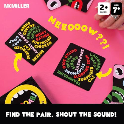 UPROAR! Family Word Sound-Matching Card Game – Crowd-Pleaser – Fast-Paced Party Game for Kids, Teens & Adults | Perfect for Family Game Night, Parties & Birthdays | 2–6 Players | Easy to Learn