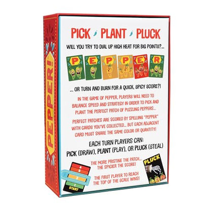 Pepper! Card Game – Fun Family & Party Game for Kids & Adults, Ages 8+, 2–8 Players, 30-Minute Gameplay, Easy to Learn Spicy Strategy Game