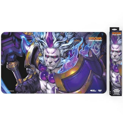 Riftbound: League of Legends - Playmat: Darius -TCG Spiritforged Spirit Blossom, 24x14, Neoprene, Character Art, Tabletop Trading Card Game Accessory - style: Darius