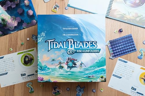 Tidal Blades 2: Rise of the Unfolders, Narrative Campaign | Cooperative Adventure Board Game for Adults and Families | Six Heroes | Dungeon Crawler that Doesn't Look Like It