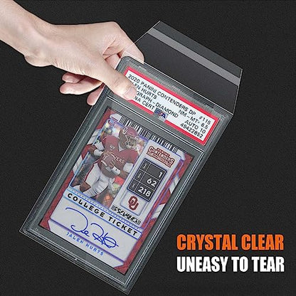 Sleeves for PSA Graded Slabs Ultra Protection for The Graded Card for Pro Collector (100Pack)