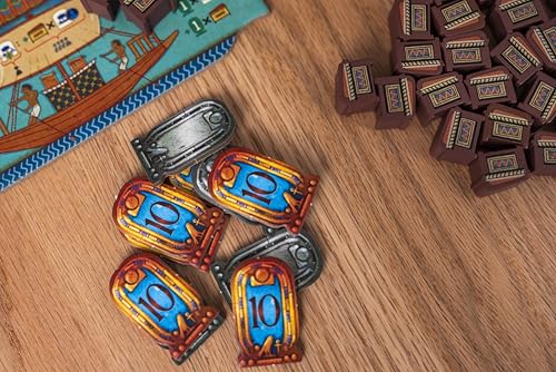 Ra: Traders Expansion | Expansion for Reiner Knizia’s Classic Auction Board Game by 25th Century Games, New Auction Tiles - style: RA Traders Expansion