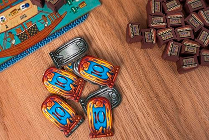 Ra: Traders Expansion | Expansion for Reiner Knizia’s Classic Auction Board Game by 25th Century Games, New Auction Tiles - style: RA Traders Expansion