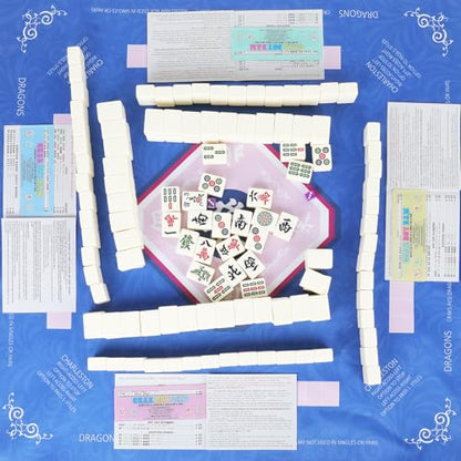 Mahjong Line Finder, 4 Pack Bright Mahjong Rules Helper Reader Beginner-Friendly Mahjong Accessories (Blue/Green/Pink/Yellow) - color: Blue/Green/Pink/Yellow