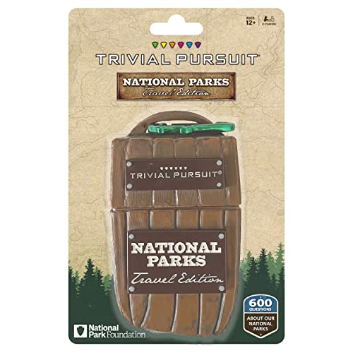 USAopoly Trivial Pursuit: National Park 100th Anniversary | Celebrating the National Park Service Centennial | 600 Trivia Questions & Fun Facts | Perfect Trivial Pursuit Travel Game for Families | lawn-game-equipment