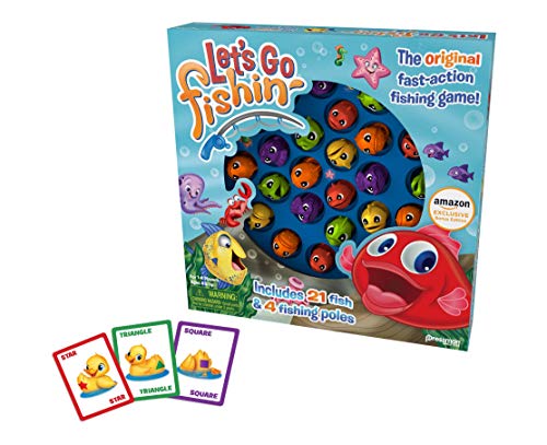 Amazon Exclusive Bonus Edition Let's Go Fishin' with Lucky Ducks MAM Card Game | 1-4 Players, Ages 4+ - style: Bonus Edition Let's Go Fishin' Game