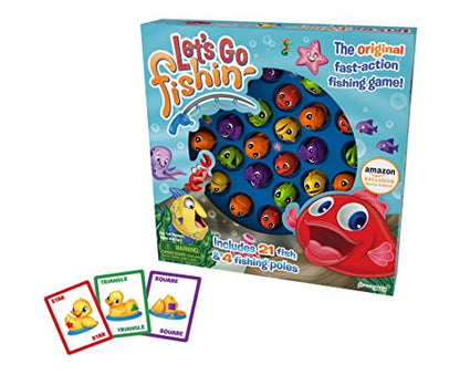 Amazon Exclusive Bonus Edition Let's Go Fishin' with Lucky Ducks MAM Card Game | 1-4 Players, Ages 4+ - style: Bonus Edition Let's Go Fishin' Game