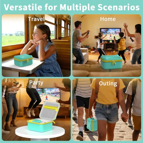 Carrying Case Compatible with Nex Playground Active Play System, Video Game Console Storage Holder Bag with Custom Slots for Device, Adapter, Remote Control and Accessories Organizer