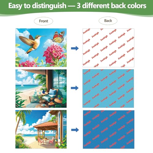 Sunhigh Dementia Puzzles for Elderly, 3x60pc Jigsaw Nature Bliss - color: Nature Bliss