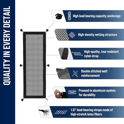 Cable Management net - Under Desk Wire Management - Flexible Under Desk Cable Management Tray Black - color: Black