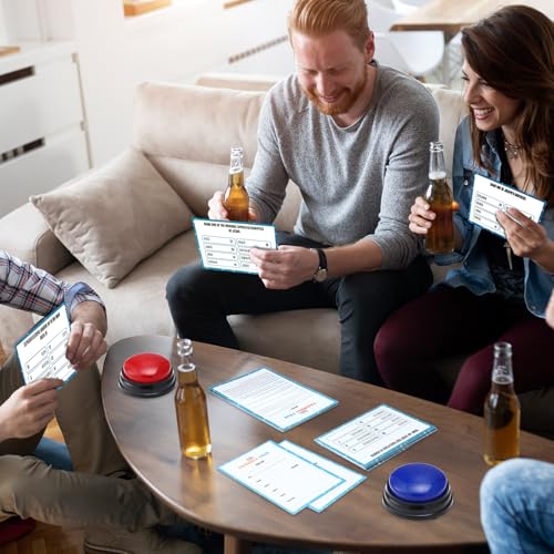 Christian Bible Friendly Feud Game with 2 Answer Buzzers, Religious Feud Card Board Game Night Family Church Group Fun Trivia Quiz for Christmas Easter Party Office Class Team Building - style: Christian