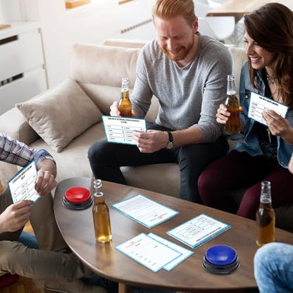 Christian Bible Friendly Feud Game with 2 Answer Buzzers, Religious Feud Card Board Game Night Family Church Group Fun Trivia Quiz for Christmas Easter Party Office Class Team Building - style: Christian