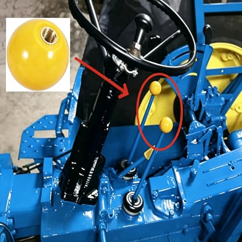 2Pcs Yellow Arcade Joystick Ball Top 35mm M6 Thread Replacement Joystick Knob for DIY Fight Stick, Home Arcade, Commercial Gaming Machine – PS & ABS Material 30g (Yellow) - color: Yellow