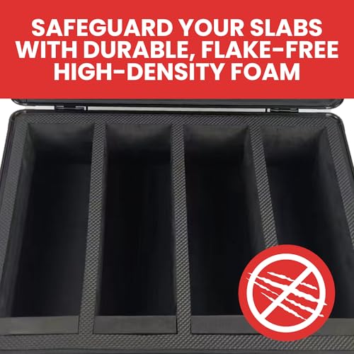 Premium 140-Card Holder Box, Carbon Fiber Graded Card Storage Case, TSA Lock, GPS Tracker Compartment, Fits PSA/BGS/CSG Slabs & Toploaders, 4 Rows, 4 EVA Dividers, Secure Travel for Sports, TCG Cards - color: Black, style: Holds 140 Graded Cards