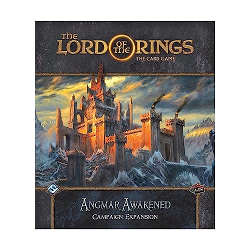 The Lord of the Rings The Card Game Angmar Awakened CAMPAIGN EXPANSION - Cooperative Adventure Game, Strategy Game, Ages 14+, 1-4 Players, 30-120 Min Playtime, Made by Fantasy Flight Games