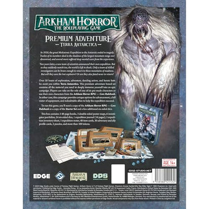 Arkham Horror The Roleplaying Game Terra Antarctica Adventure Book | Immersive RPG for Kids & Adults, Ages 14+, 2-6 Players, 1+ Hour Playtime