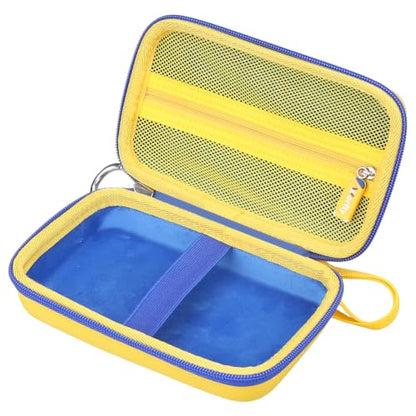 worfty Case for Retroid Pocket Classic/ Retroid Pocket Flip 2 Retro Game Console - Hard Travel Protective Carrying Storage Bag (Blue&Yellow) - color: Blue&Yellow