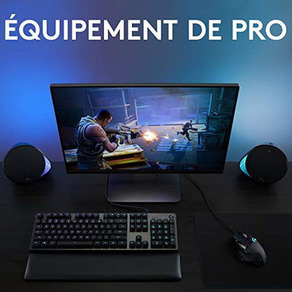 Logitech G502 Hero High Performance Wired Gaming Mouse, Hero 25K Sensor, 25,600 DPI, RGB, Adjustable Weights, 11 Programmable Buttons, On-Board Memory, PC/Mac - Black (Renewed)