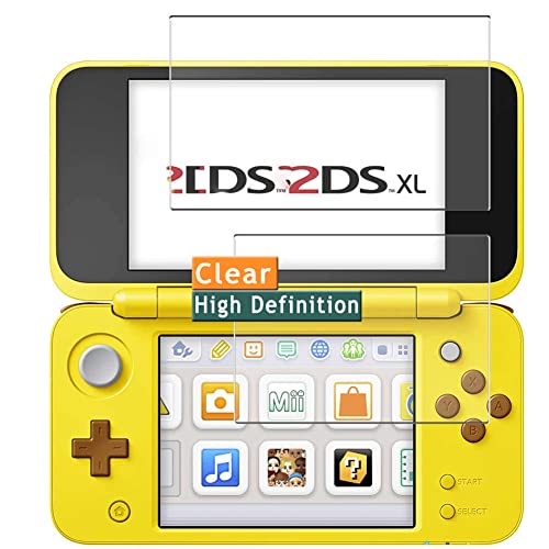 4-Pack Screen Protector, compatible with Nintendo New 2DS XL New 2DS LL TPU Film Protectors Sticker [ Not Tempered Glass ]