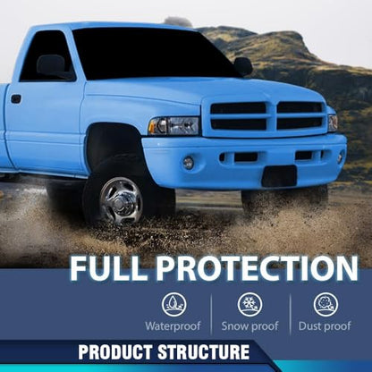 PIT66 Under Hood Insulation Pad Compatible with Dodge Ram 1500 1994-2001 Truck (Not Fit Durango Or Dakota, Not Fit for Diesel) - style: 1994-2001 Dodge Ram 1500