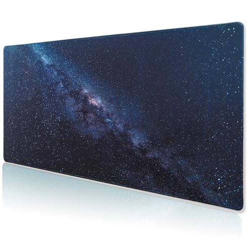 Mouse Pad Gaming XXL 31.5” x 15.75”,Galaxy Mouse Pad, Keyboard and Mouse Mat, Computer Desk Pad, Spill-Proof Surface and Anti-Skid Base 80 x 40cm | DOBAOJIA Gaming Mouse Pad, 80 x 40 cm, Office Computer Mat, Anti-Overflow Surface and Non-Slip Base - color