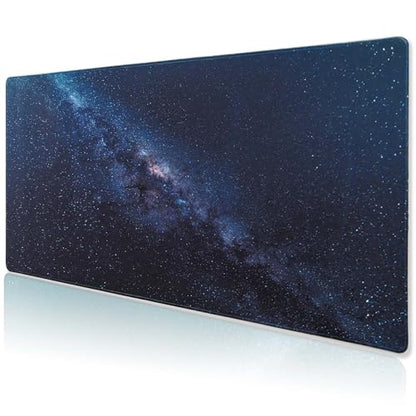 Mouse Pad Gaming XXL 31.5” x 15.75”,Galaxy Mouse Pad, Keyboard and Mouse Mat, Computer Desk Pad, Spill-Proof Surface and Anti-Skid Base 80 x 40cm | DOBAOJIA Gaming Mouse Pad, 80 x 40 cm, Office Computer Mat, Anti-Overflow Surface and Non-Slip Base - color