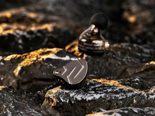 KZ ZSN Pro in Ear Monitor Headphones, 1BA 1DD Hybrid Driver Wired Gaming Earbuds, Deep Bass Sound Wired Ear buds, HiFi IEM for Gaming Music Video Calling Singer Musician Drummer DJ (without mic, Gray) - color: Gray, style: without mic