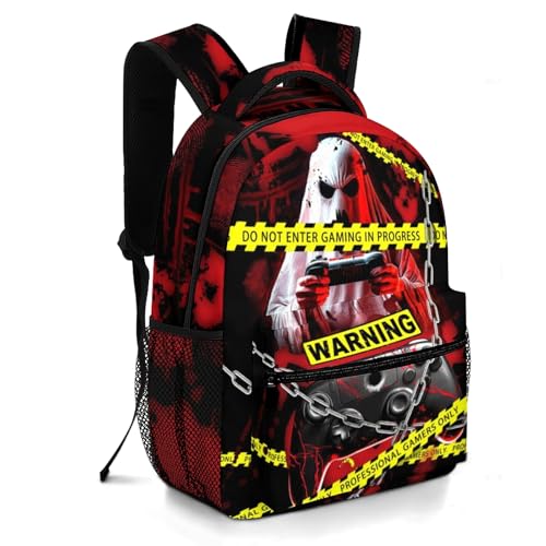 Game Backpack For Boys Gamers Boys Backpack for Kids Children Teens Elementary Middle School Students Bookbag Ages 6-18 Lightweight Travel Back Pack - color: Crime Game