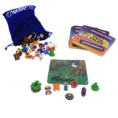 SCS Direct, Tall Tales Story Telling Board Game - The Educational Family Game of Infinite Storytelling -Award-Winning Educational Game, 5 Ways to Play - Promotes Creativity & Language Skill, Gift - color: Tall Tales Original Game