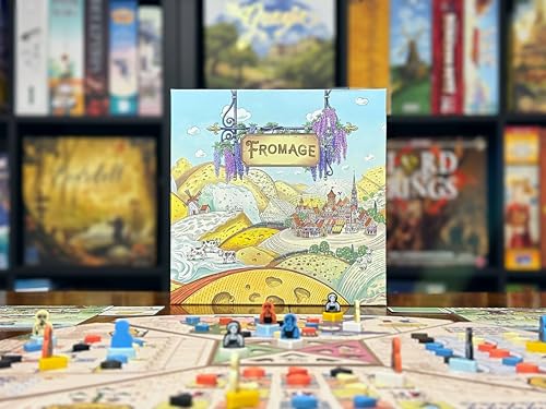 Fromage Board Game - French Cheesemaking Strategy Game, Worker-Placement, Resource Management Game for Teens & Adults, Ages 14+, 1-4 Players, 30 Minute Playtime, Made by R2i Games