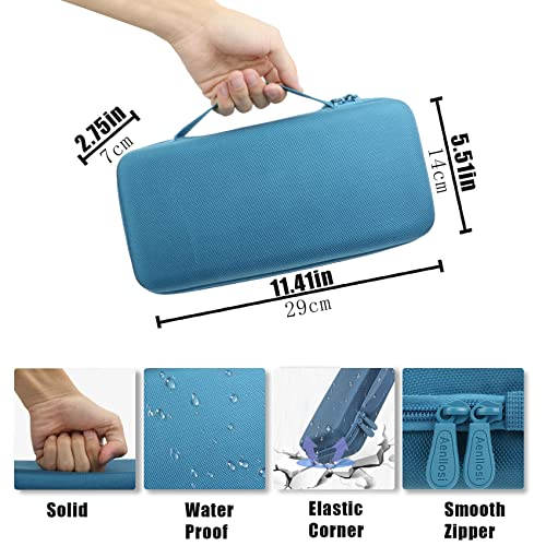 Aenllosi Hard Case for Logitech G Cloud Gaming Handheld, Blue | Hard shell construction, Water-resistant design, Impact-resistant design, Protective case only - color: Blue