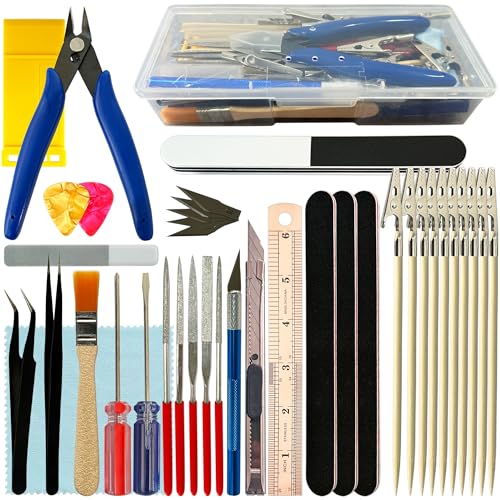 Model DIY Tool Kit, Basic Gundam Craft Building Repairing Tool Set, Dollhouse Miniature Hobby Gunpla Building or Handmade Hobby Craft Tools Set