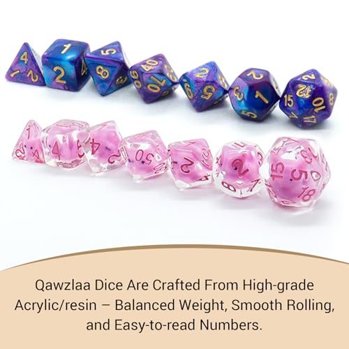 DND Dice - Mystery Dice Set, Various Styles Polyhedral Dice, Random D&D Dice Patterns & Dragon Egg, DND Gifts, Suitable for Dungeons and Dragons, RPG, MTG,Role Playing Table Game - style: Easter Dragon Egg Dice Set B