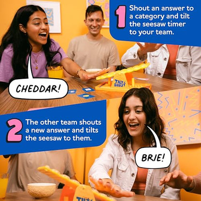 Big Potato Games Tilt 'N' Shout Party Game for 2 Players and Up, Ages 10+ | Answer Before the Ball Drops, No Knowledge Needed, 150 Categories, 2 Player Duel or Team Battle, Family Reunion Fun - style: Tilt 'n' Shout 2026 Edition