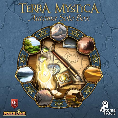 Capstone Games Terra Mystica: Automa Solo Box Expansion for 1–2 Players | AI Opponent System, Modular Difficulty & Strategic Gameplay | Ages 14+ | 60–150 Min Playtime - style: Automa
