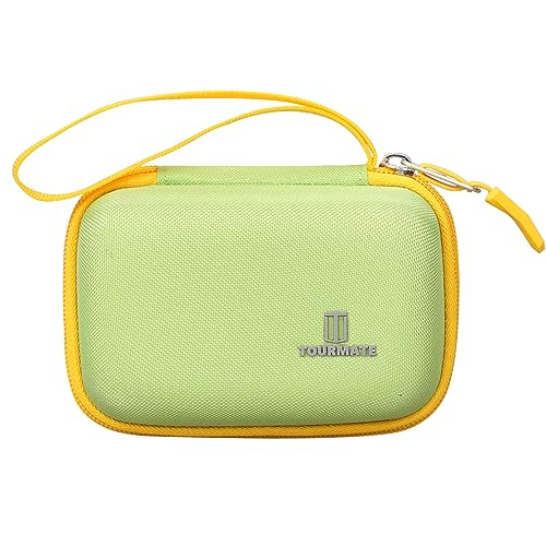 Tourmate Hard Storage Case for GoCube Edge, The Connected Electronic Bluetooth Cube - Award-Winning 3x3 Speen Cube (Box for Sale) - color: Green & Yellow
