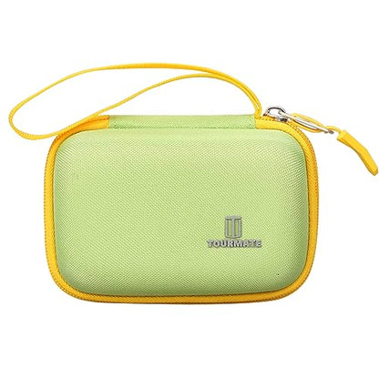 Tourmate Hard Storage Case for GoCube Edge, The Connected Electronic Bluetooth Cube - Award-Winning 3x3 Speen Cube (Box for Sale) - color: Green & Yellow