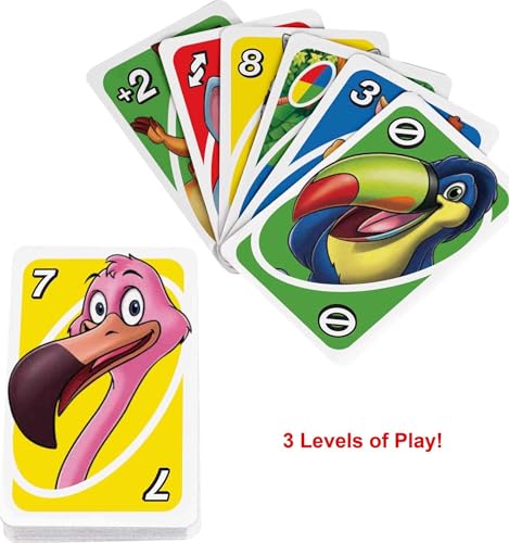 Mattel Games UNO Junior Card Game with 45 Cards, Gift for Kids 3 Years Old & Up - style: Original