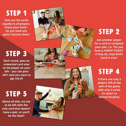 Ginger Fox: Don't Be A Dik Dik - Adult Party Card Game, Set Matching, for Silly Grown Ups Who Love Nature & A Little Naughtiness, Ages 16+, 3-6 Player - style: Don't Be…