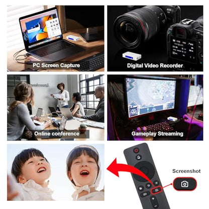 Zowietek 4K HDMI Video Recorder with Analog to Digital Converter, ZowieREC | RCA/CVBS for VHS, VCR, DVR, DVD, Hi8, Mini DV, Camcorder, Cassette, Gaming Consoles, Easy to use, No PC Needed